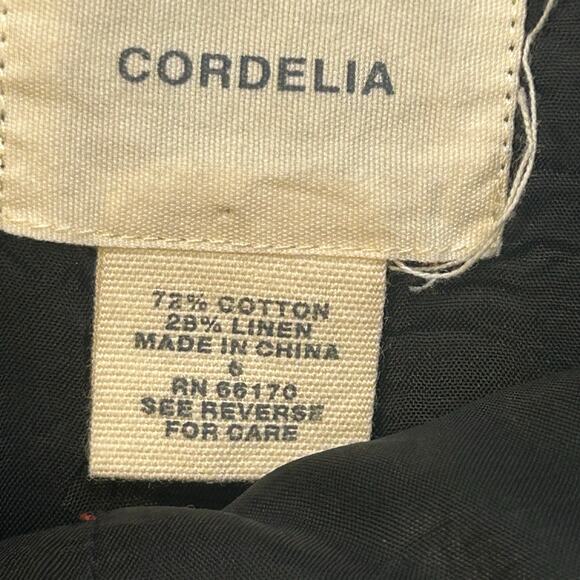 Cordelia gray and black plaid knee length lined high waist skirt size 6 - Picture 9 of 10